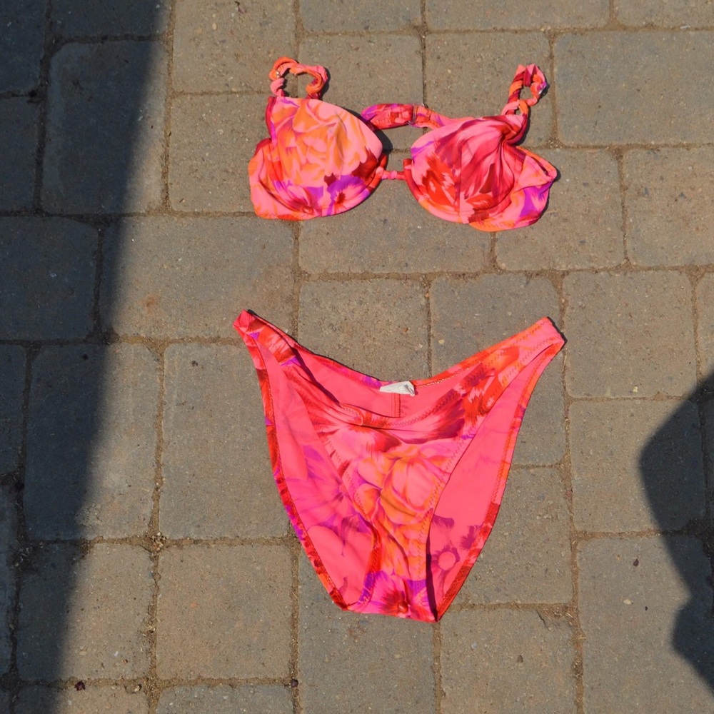 SOLD. Vintage two piece bathing suit